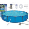 Каркасный бассейн BESTWAY STEEL PRO MAX 56984 305х100см, 6148л, с картриджным фильтром 56984 BW